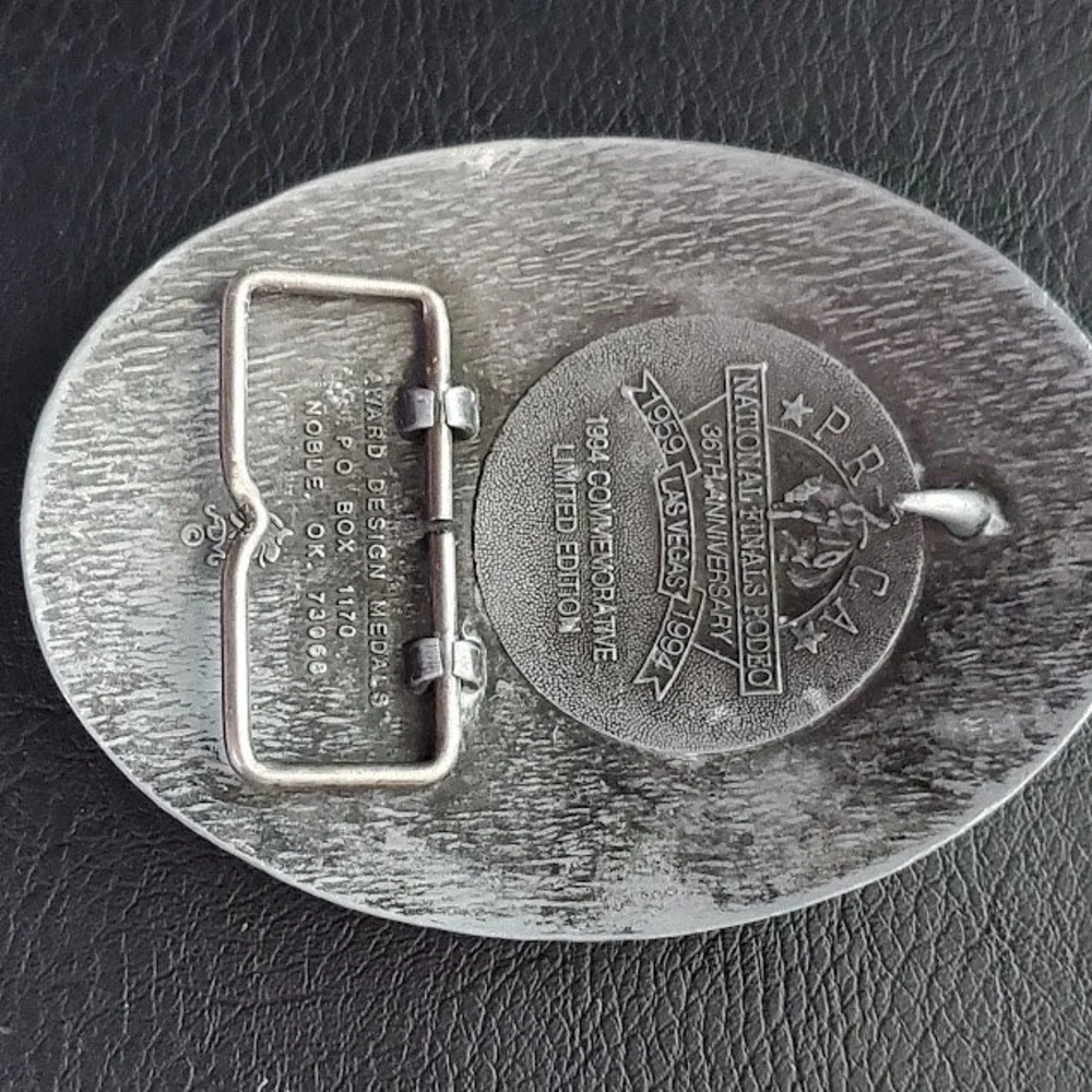 Vintage 1994 NFR National Finals Rodeo Belt Buckle 36th Anniversary Las Vegas